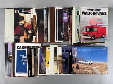 Group of Automobile Dealership Brochures