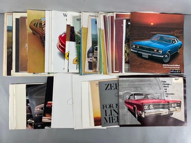 Group of Automobile Dealership Brochures