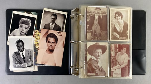 Group of Postcards and Cabinet Cards and More