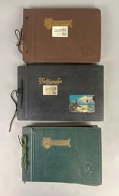 Group of 3 1930s Jasper Missouri School Year Photo Albums