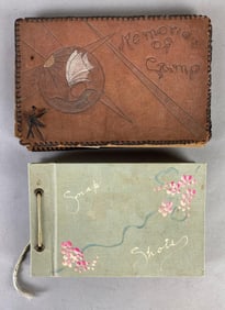 Group of 2 Vintage Photograph Scrapbooks