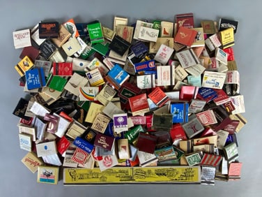 Large Group of Advertising Matchbooks
