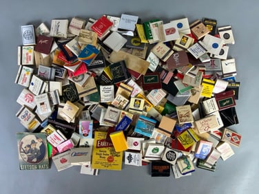 Large Group of Advertising Matchbooks
