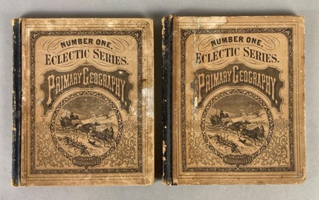 Group of 2 A Primary Geography Hardcover Books