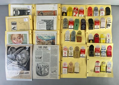 Group of Advertising Ephemera and Matchbooks
