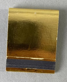 24K Gold Leaf Neumann-Marcus Personalized Match Covers Advertising