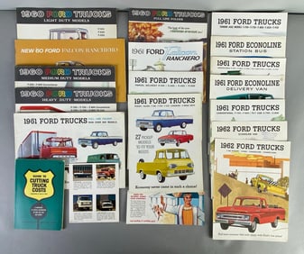 Group of 1960s Ford Dealership Advertising Brochure