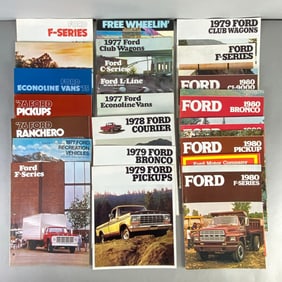 Group of 1970s - 1980s Ford Dealership Advertising Brochure
