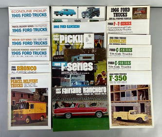 Group of 1960s Ford Dealership Advertising Brochure