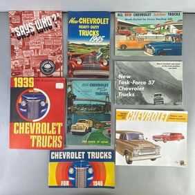 Group of 1930s/40s/50s Chevrolet Dealership Advertising Brochure