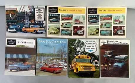 Group of 1960s Chevy Dealership Advertising Brochure