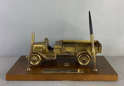 Chevrolet Trucks Metal Desk Pen Holder Display