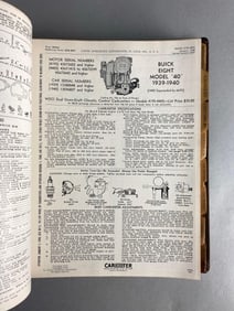Group of Vintage Carter Carburetor Automotive Catalogs