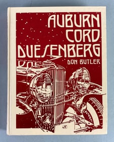 1991 Auburn Cord Duesfnberg Don Butler Book