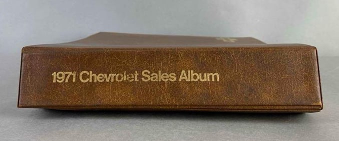 1971 Chevrolet Dealership Sales Album
