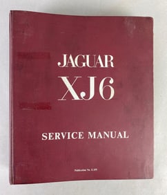 Jaguar XJ6 Service Manual Binder