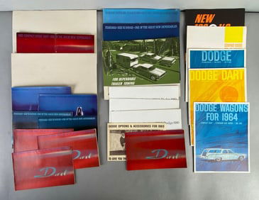 Group of 1960s Dodge Dealership Advertising Brochures