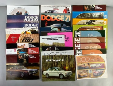 Group of 1970s Dodge Dealership Advertising Brochures