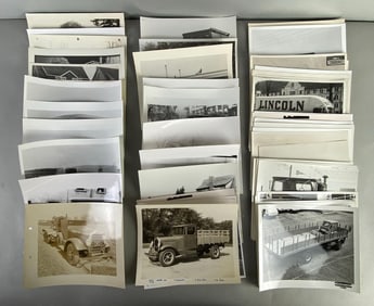 Group of Assorted The White Co. Trucks Photographs