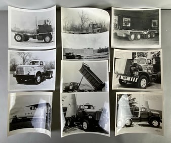 Group of Hendrickson MFG. Co. Truck Photographs