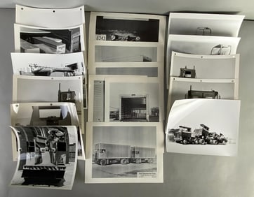 Group of Assorted Truck Brand Photographs