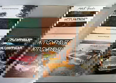 Group of 1970s Chrylser Dealership Advertising Brochures
