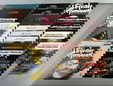 Group of 1970s Chrysler Dealership Advertising Brochures