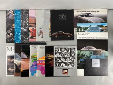 Group of Mazda Dealership Advertising Brochures