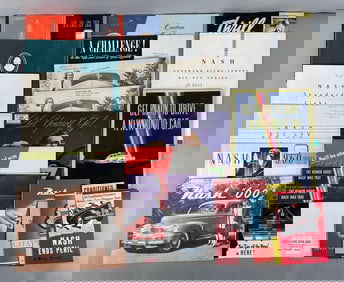 Group of Vintage Nash Dealership Advertising Brochures