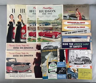 Group of Vintage Hudson Dealership Advertising Brochures