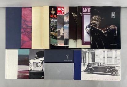 Group of Rolls Royce Dealership Advertising Brochures