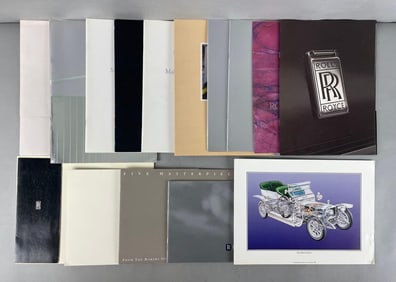 Group of Rolls Royce Dealership Advertising Brochures