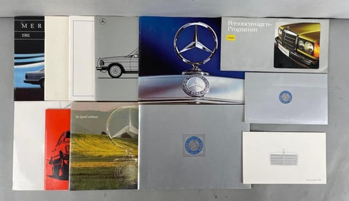 Group of Mercedes Benz Dealership Advertising Brochures