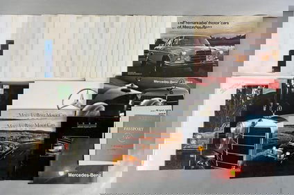 Group of Mercedes Benz Dealership Advertising Brochures