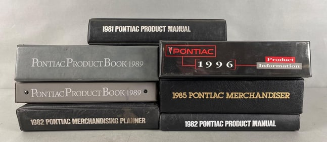 Group of 1980s Pontiac Product Books