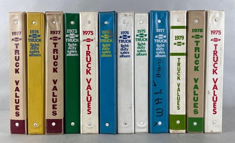 Group of 1970s Chevrolet Truck Dealer Albums