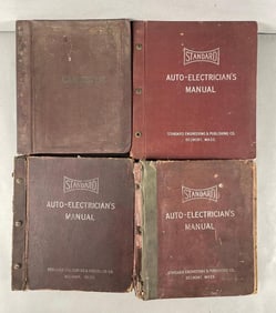 Group of 1920s Standard Auto-Electricians Manuals and More