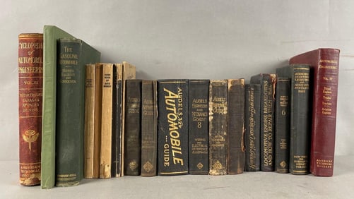Group of Antique Automobile Guide Books