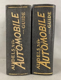 Group of 2 1940s Audels New Automobile Guides