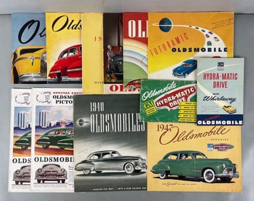 Group of 1940s Oldsmobile Dealership Advertising Brochures
