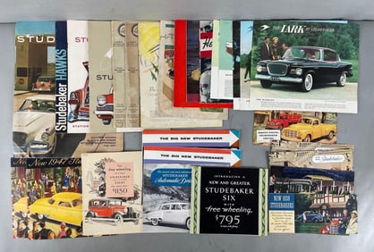 Group of Vintage 1950s/60s Studebaker Dealership Advertising Brochures