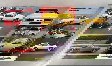 Group of Vintage Dealership Advertising Brochures