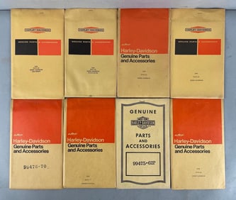 Group of 1960s / 70s Harley Davidson Owners Manuals