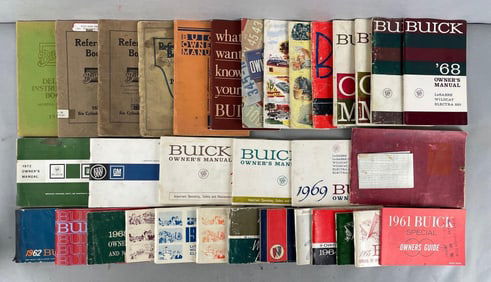 Group of Vintage Buick Owners Manuals and More