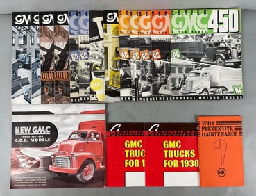 Group of 1930s / 40s GMC Truck Dealership Advertising Brochures