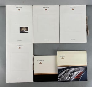 Group of Maybach Dealership Advertising Brochures