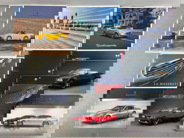 Group of Maserati Dealership Advertising Brochures