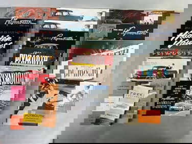 Group of 1950s Plymouth Dealership Advertising Brochures