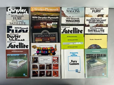 Group of 1970s Plymouth Dealership Advertising Brochures