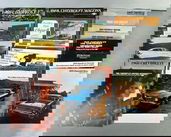 Group of 1960s - 1970s Chevrolet Dealership Advertising Brochures